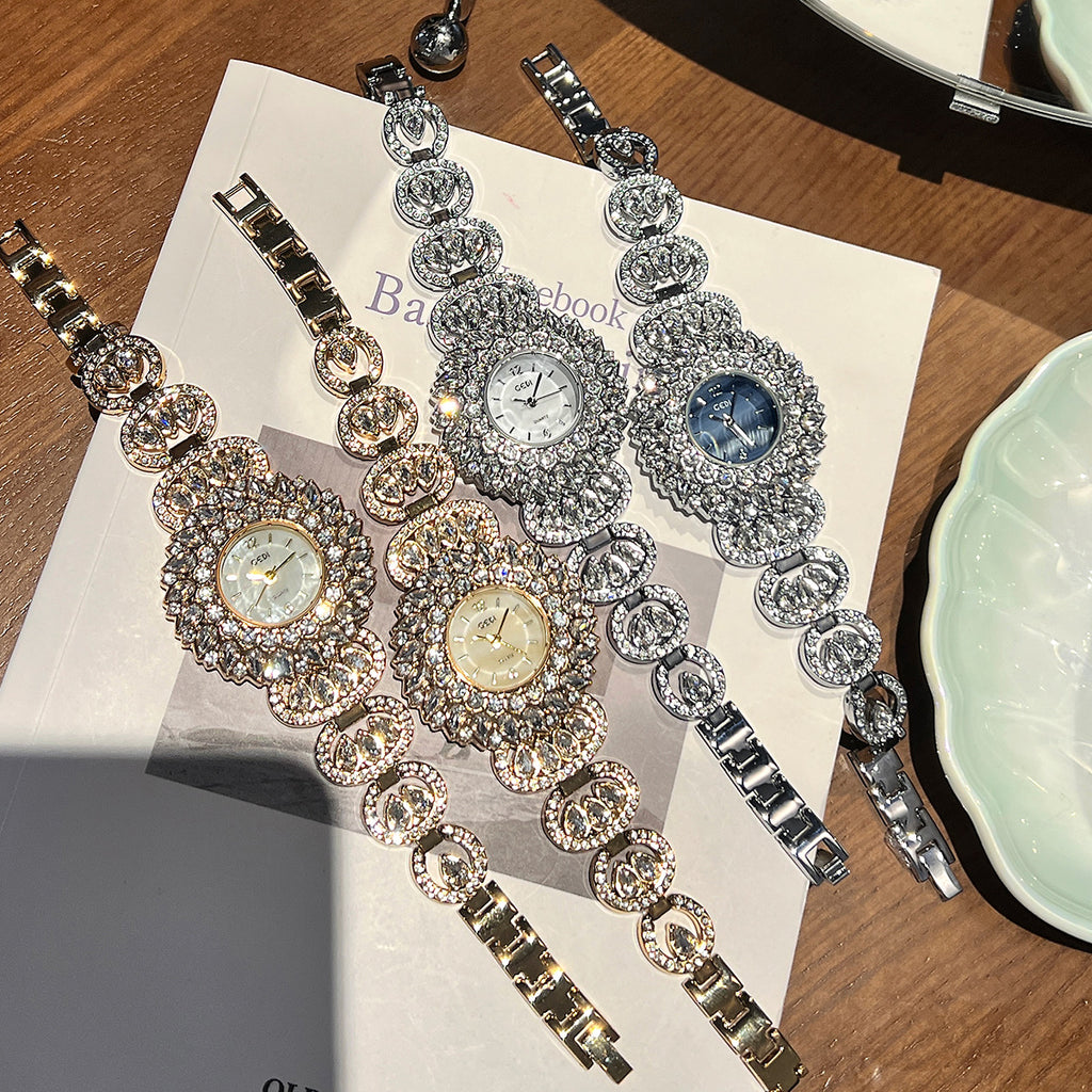 Fritillary Women’s Fashion Quartz Watch – Elegant Shell Dial Design